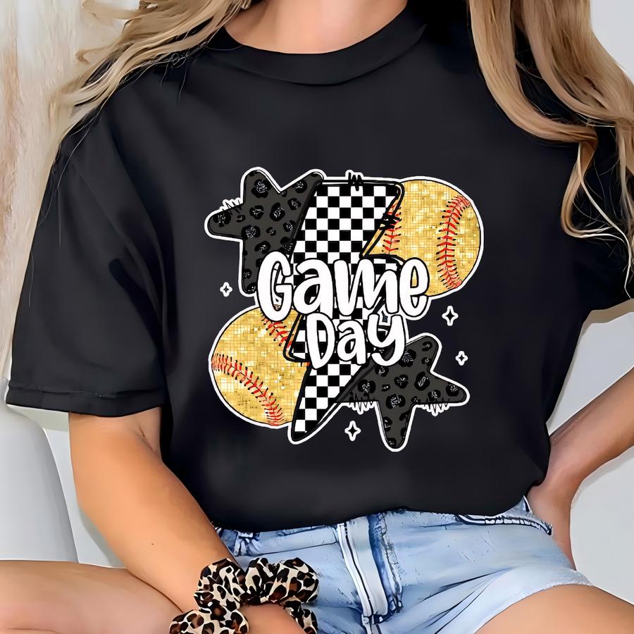 Game Day Baseball Shirt, Softball Shirt, Sketch Shirt, Baseball Game Shirt, Love Baseball Shirt, Baseball Mom Tee, Mom Shirt, Sports Mom Tee T-shirt