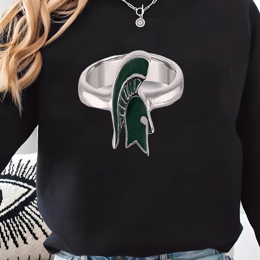 Stone Armory Michigan State Ring - Sterling Silver | Msu Spartans Jewelry | Michigan State Jewelry | Msu Spartans Ring | Unique Msu Gifts .. Sweatshirt