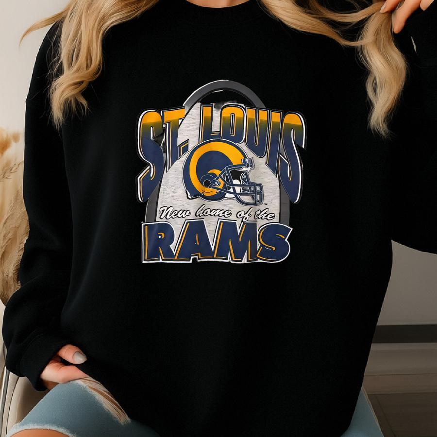 1995 St Louis Rams T-shirt Sz Xl (a8265) Sweatshirt