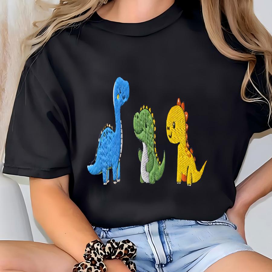 Dinosaurs Sweatshirt, Dinos Crewneck Sweater, Cute Dinosaurs Shirt, Baby Dinosaur Sweatshirt, Custom Sweatshirt T-shirt
