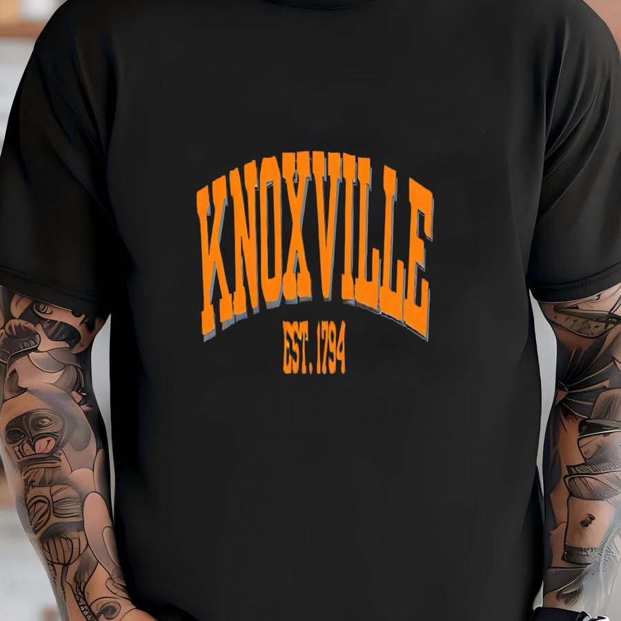 Knoxville Tennessee Sweatshirt, Retro College Crewneck, Vintage University Pullover, Gift For Students And Alumni T-shirt