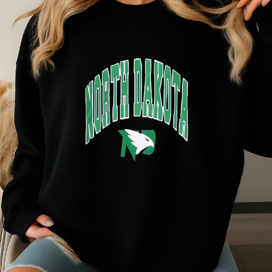 Vintage North Dakota Fighting Hawks Ncaa Hoodie X North Dakota Hawks Sweater University Of North Dakota Jumper Size Xxl Sweatshirt