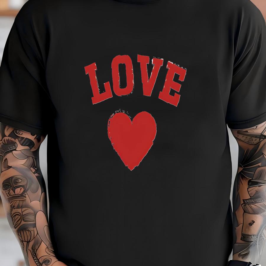 Love Shirt, Valentine Heart Hoodie, Heart Hoodie, Valentine Shirt, Valentines Day Shirts For Women, Gift For Valentine, Heart Love -vd040 T-shirt