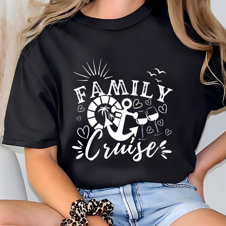 Family Cruise Shirts, Adults Kids Family Cruise Tshirt, Matching Family Cruise Shirts And Hoodies, 2023 Family Cruise Tees T-shirt