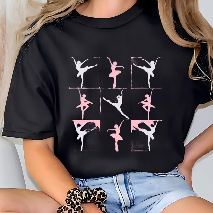 Girls Ballet Tshirts, Kids Ballet Hoodie, Youth Dance Shirts, Gift For Ballerina, Dance Lover Gifts, Tees For Girls T-shirt