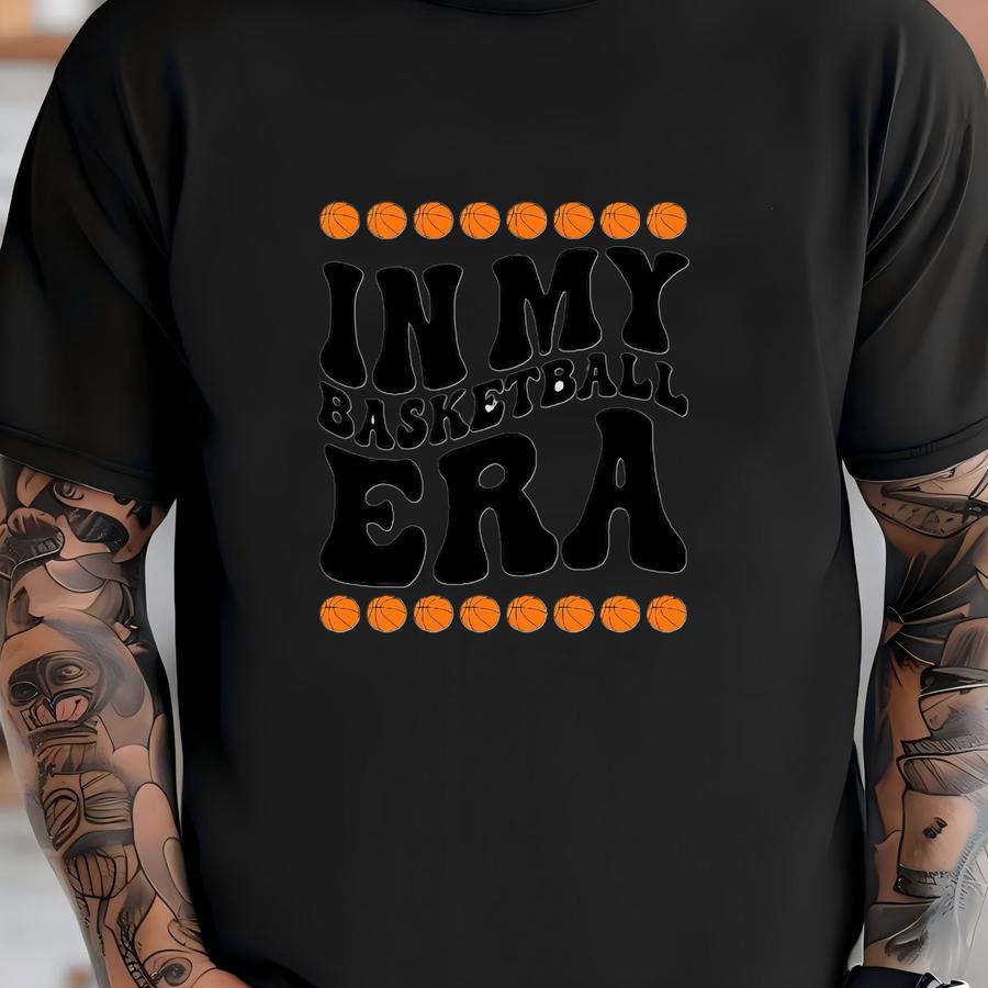 Custom Basketball Baby Romper Sweater, In My Basketball Era Baby Bodysuit, Basketball Game Day Baby Romper, Basketball Baby Outfit T-shirt