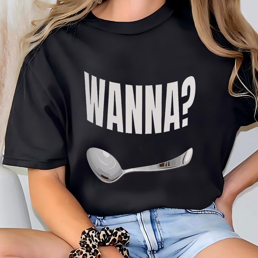 Wanna Spoon? Funny Cuddling Mug 11oz Spooning Gifts For Partner T-shirt
