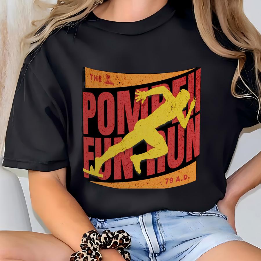 The Pompeii Fun Run 79 Ad Mug 11oz Volancano Italy, Naples Historian Gifts T-shirt