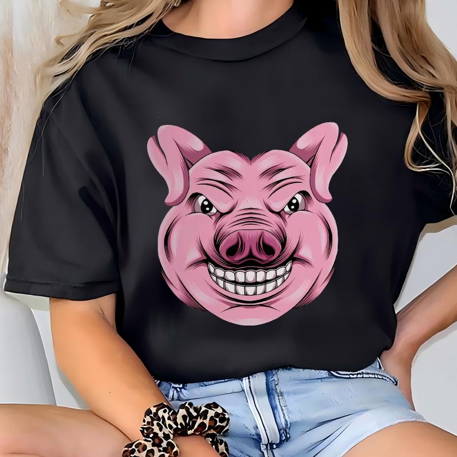 You Ain't Blowing No House Down Today Boy! Funny Pig Mug 11oz Angry Piggy Gifts T-shirt