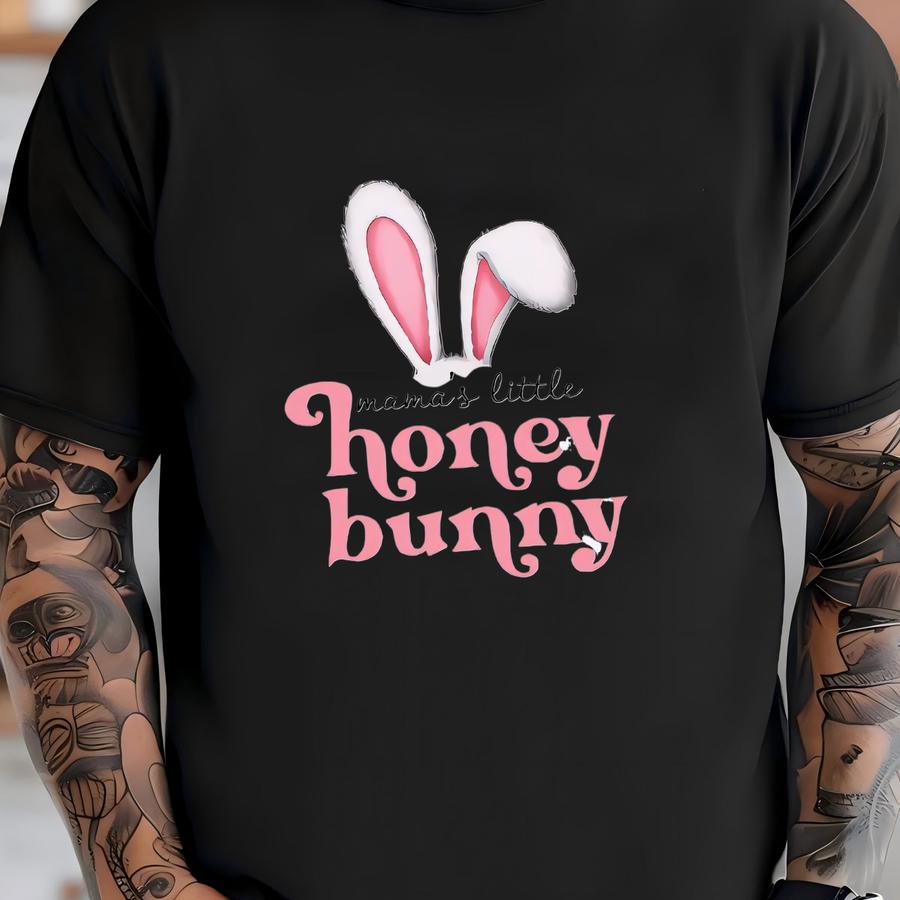 Mama's Little Honey Bunny Baby Boy ® - Easter Bodysuit - Cute Easter Baby Gift T-shirt
