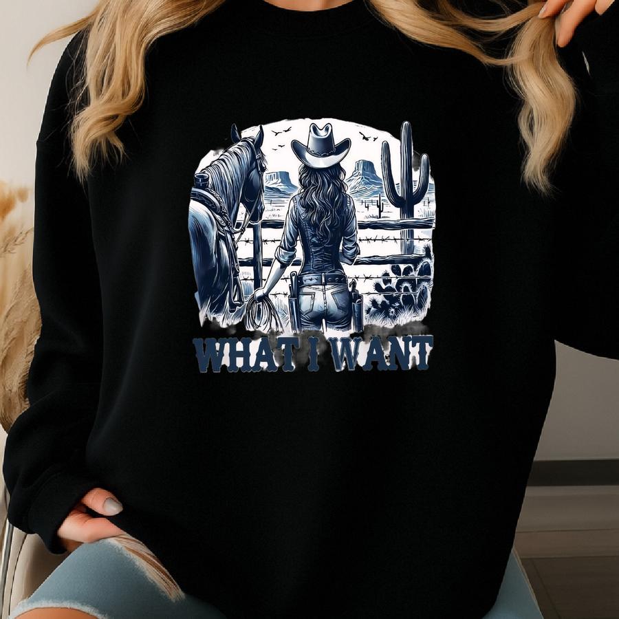 I Do A Thing Called What I Want Shirt, Western Shirt, Country Girl Shirt, Cowgirl Shirt, Country Girl Gifts, Motivational Shirt, Horse Shirt Sweatshirt