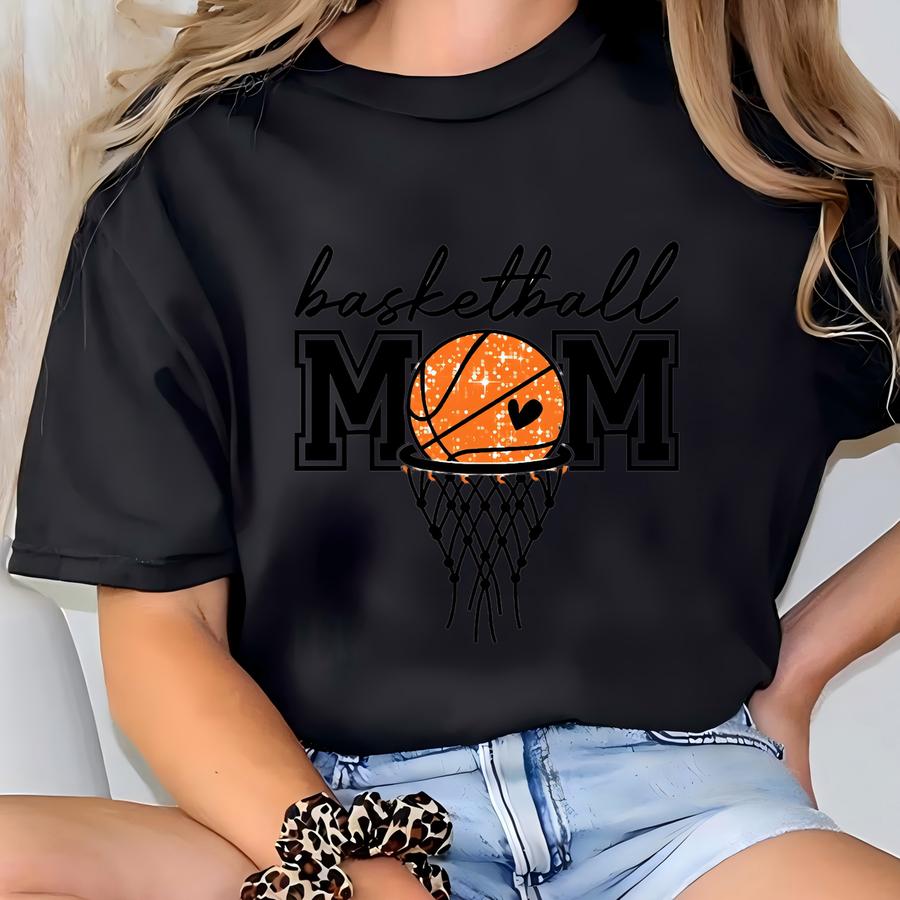 Basketball Mom Sweatshirt, Basketball Mom Hoodie, Basketball Lover Shirt, Basketball Mama Sweatshirt, Basketball Gift, Basketball Season Tee T-shirt