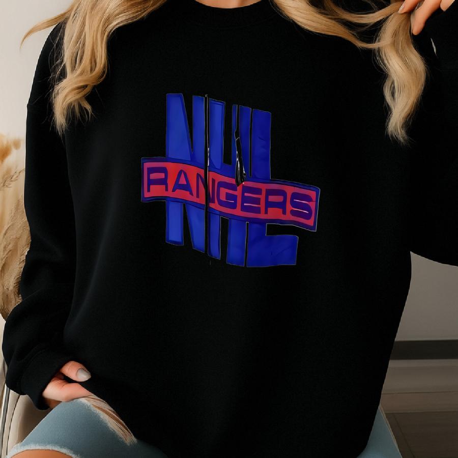 Vintage 90s New York/ Rangers/ Hockey/ Nutmeg Mills Gray Hoodie/ Xl Sweatshirt