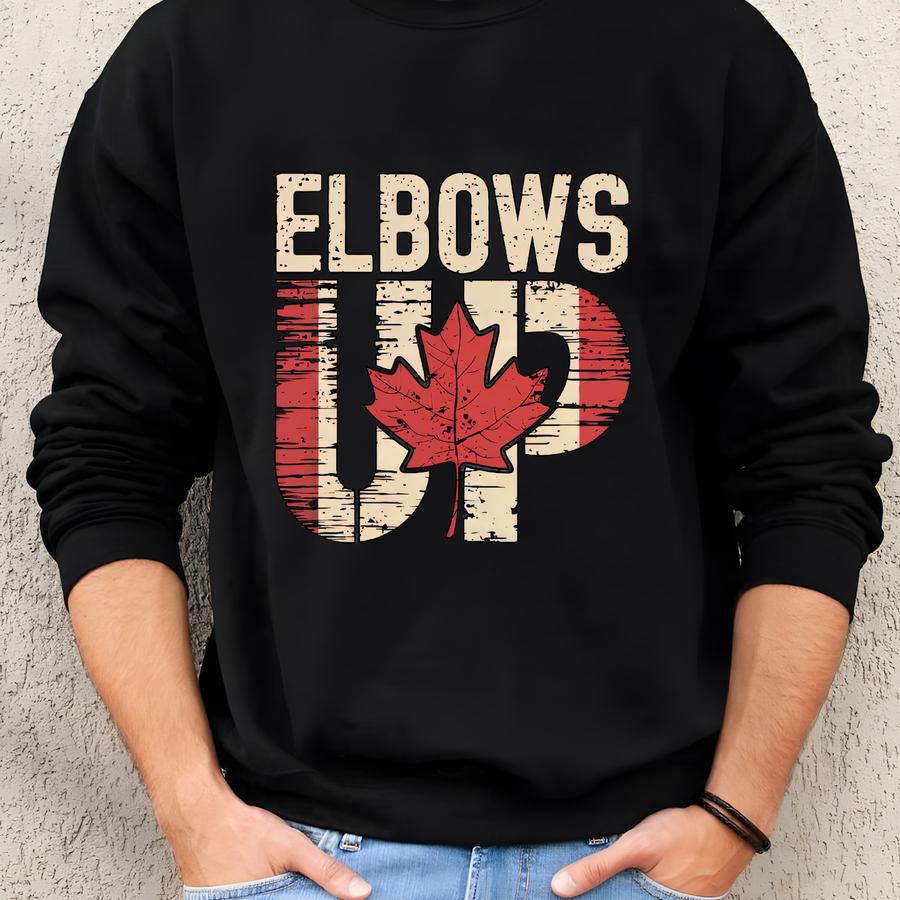 Elbows Up Shirt, True North Strong And Free, Canadian Hockey Culture, Proud Canadian Shirt, Canada Not For , Never The 51st State Sweatshirt