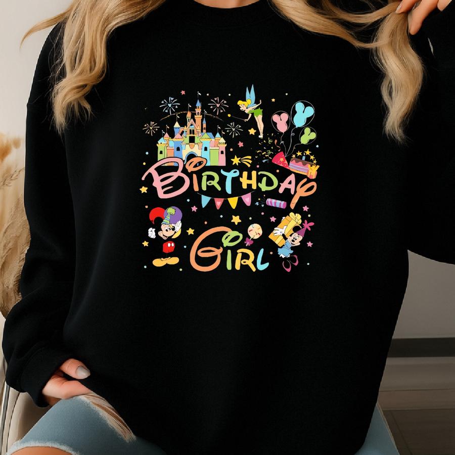 Birthday Girl Sweatshirt, Birthday Boy Shirt, Friends Birthday Tee, Birthday And Crew Sweatshirt, Birthday Family Shirts Sweatshirt