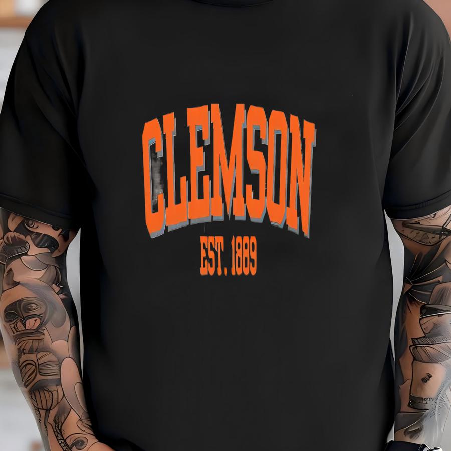 Clemson South Carolina Sweatshirt, Retro College Crewneck, Vintage University Pullover, Gift For Students And Fans T-shirt