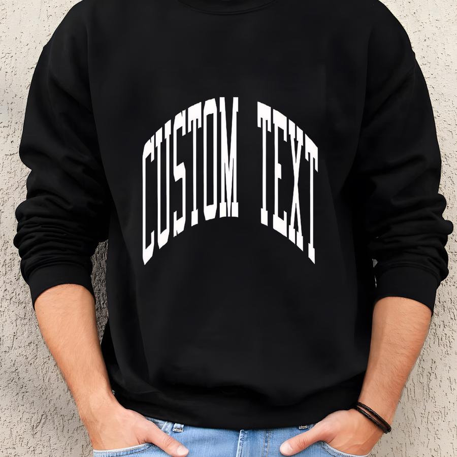 Custom Text Bella Canvas T-shirt - Unisex Tee Sweatshirt