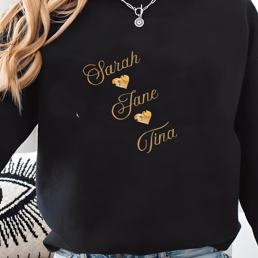 Custom This Grandma Wears Her Heart On Her Sve Sweatshirt, Kids Names On Sve Sweatshirt, Grandma Gift, Mother's Day Gift, L261 Sweatshirt