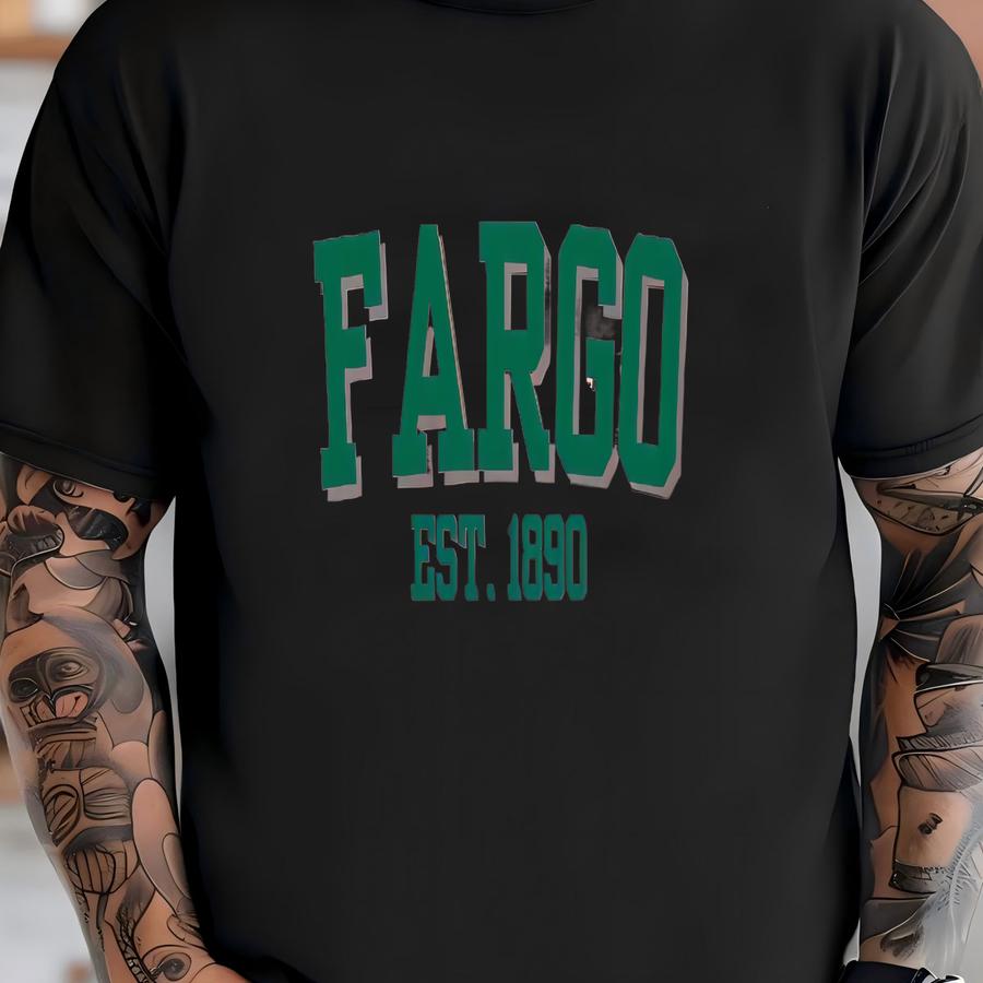 Fargo North Dakota Sweatshirt, Retro College Crewneck, Vintage University Pullover, Gift For Students And Alumni T-shirt