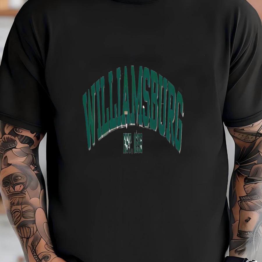 Williamsburg Virginia Sweatshirt, Retro College Crewneck, Cozy University Pullover, Gift For Students And Alumni T-shirt