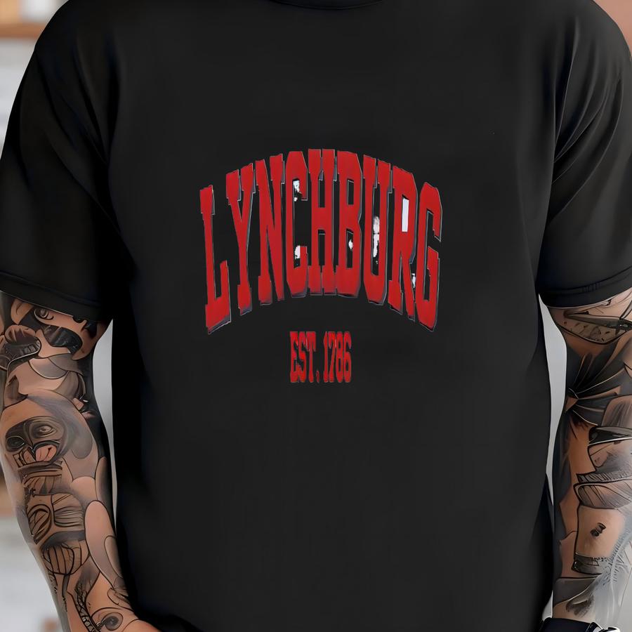 Lynchburg Virginia Sweatshirt, Retro College Crewneck, Cozy University Pullover, Gift For Students And Alumni T-shirt