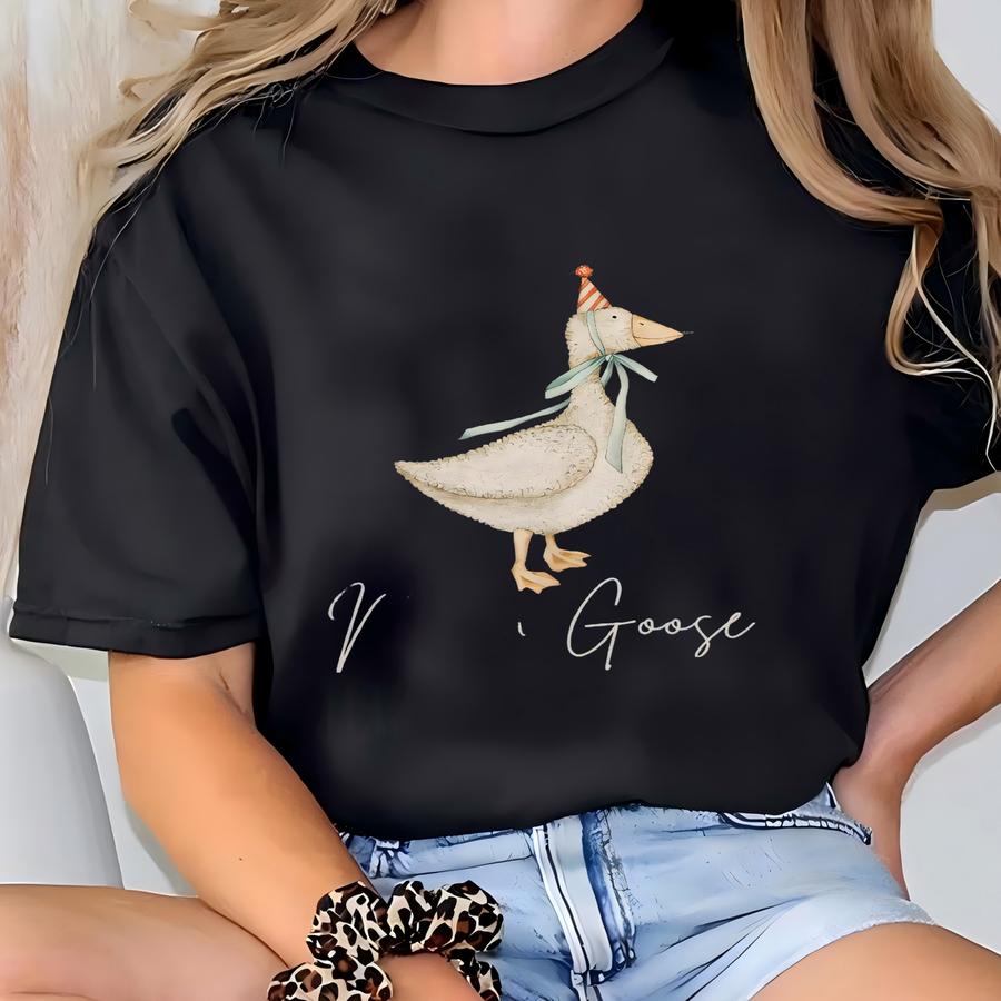 One Silly Goose 1st Birthday Matching Family Shirt,goose Birthday First Birthday,mama Goose Shirt,baby Birthday,first Birthday Goose Shirt T-shirt