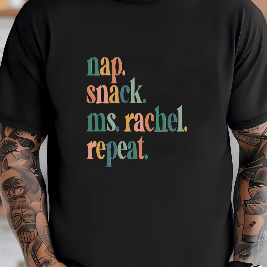 Nap Snack Ms. Rachel Repeat Baby - Cute Baby Clothes - Funny Boho Baby Bodysuit - Ms. Rachel Shirt For Kids T-shirt