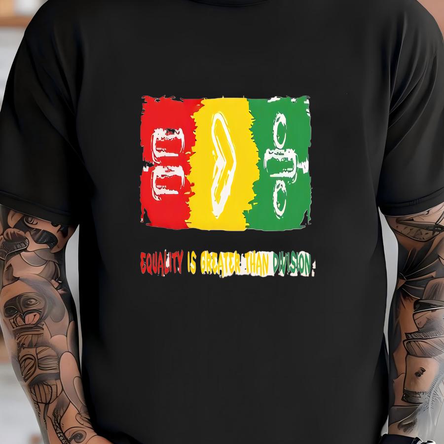 Equality Is Greater Than Division Shirt, Gift For Black Teacher, Human Rights Shirt, Equality T Shirt, Black History Shirt, Social Justice T-shirt