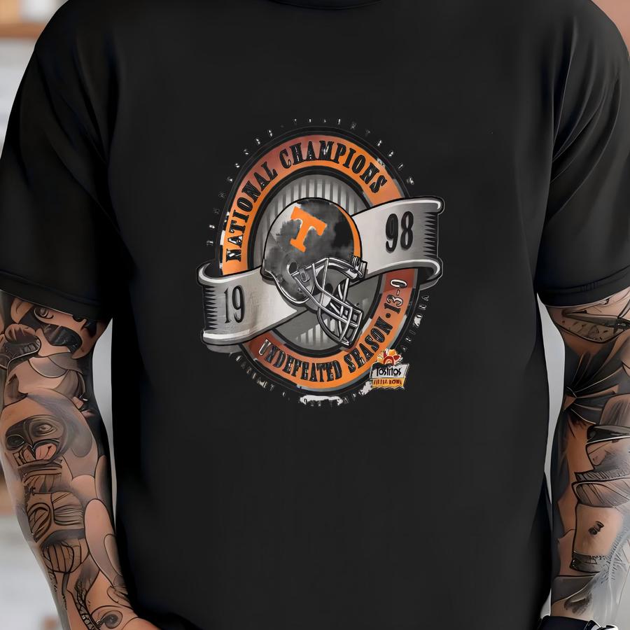 1998 Tennessee Volunteers Ncaa Hoodie Sz L (a6475) T-shirt