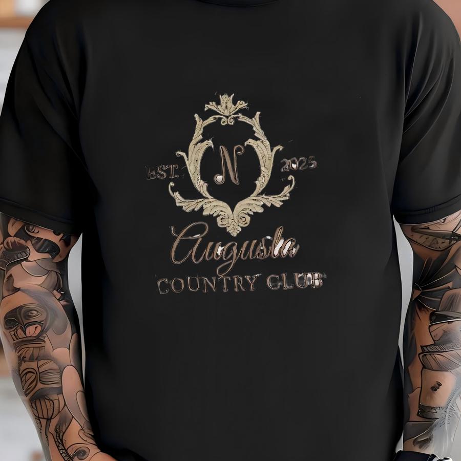 Family Crest Sweatshirt: Vintage Country Club Crewneck T-shirt