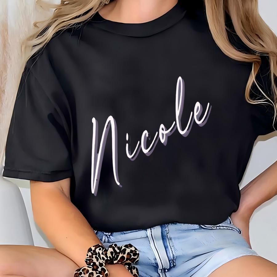 Dark Purple Notebook Personalized Purple Journal For Her Birthday Present Customized Line Diary Woman Gift For Daily Journaling Custom Name T-shirt