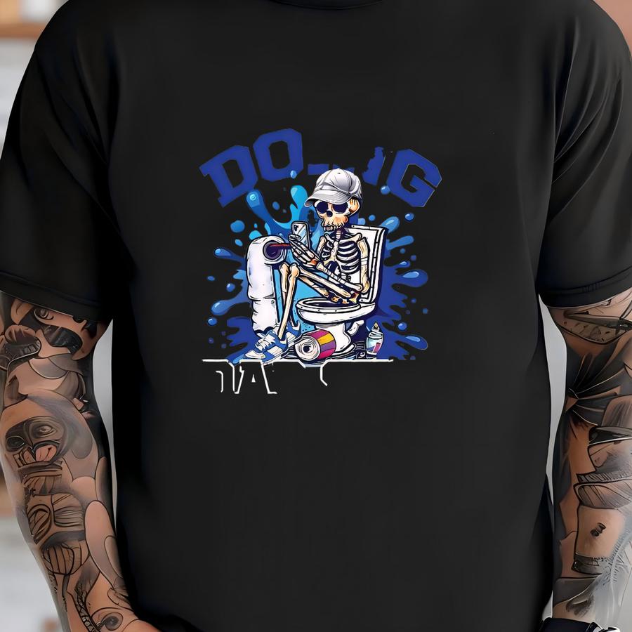 Custom Name Skeleton Doing Dad Sh!t Funny Sweatshirt, Happy Fathers Day Hoodie, Hoodie For Husband T-shirt