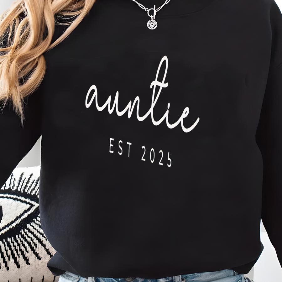® Auntie Shirt, Cool Aunts Club Shirt, New Auntie Shirt, Pregnancy Announcement Tshirt For Aunt, Gift For Aunt To Be Sweatshirt
