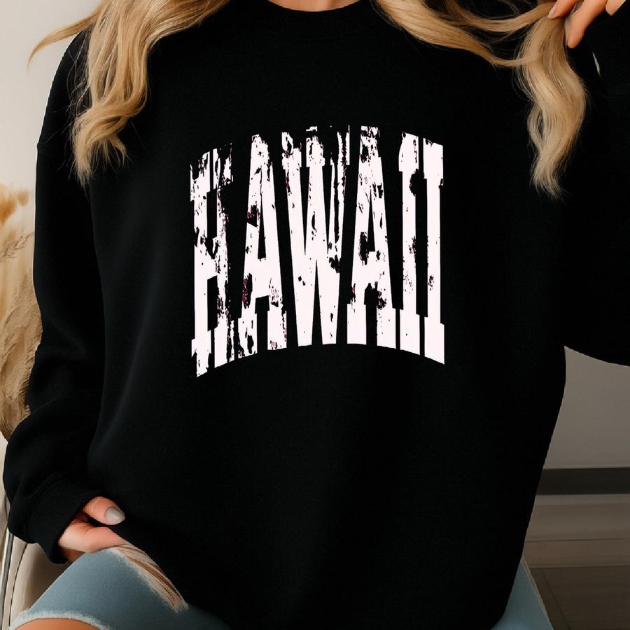 Vintage Hawaii Sweater, Retro Hawaii Sweater, Vintage Hawaii Sweatshirt, Hawaii State Sweater, Hawaii Souvenir Sweater, Hawaii Crewneck Gift Sweatshirt