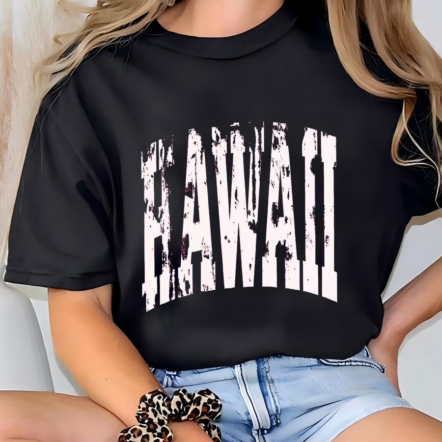 Vintage Hawaii Sweater, Retro Hawaii Sweater, Vintage Hawaii Sweatshirt, Hawaii State Sweater, Hawaii Souvenir Sweater, Hawaii Crewneck Gift T-shirt