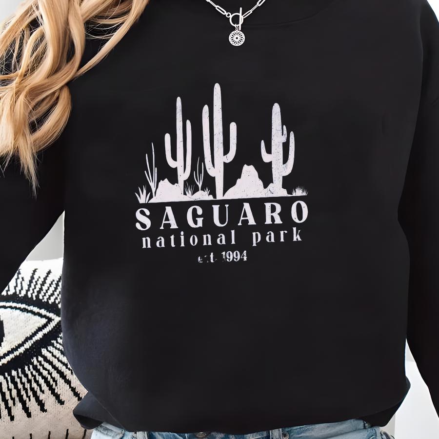 Saguaro National Park Hoodie National Park Sweatshirt Arizona Traveler Gifts National Parks Gift Granola Girl Desert Hoodie Cactus Hoodie Sweatshirt
