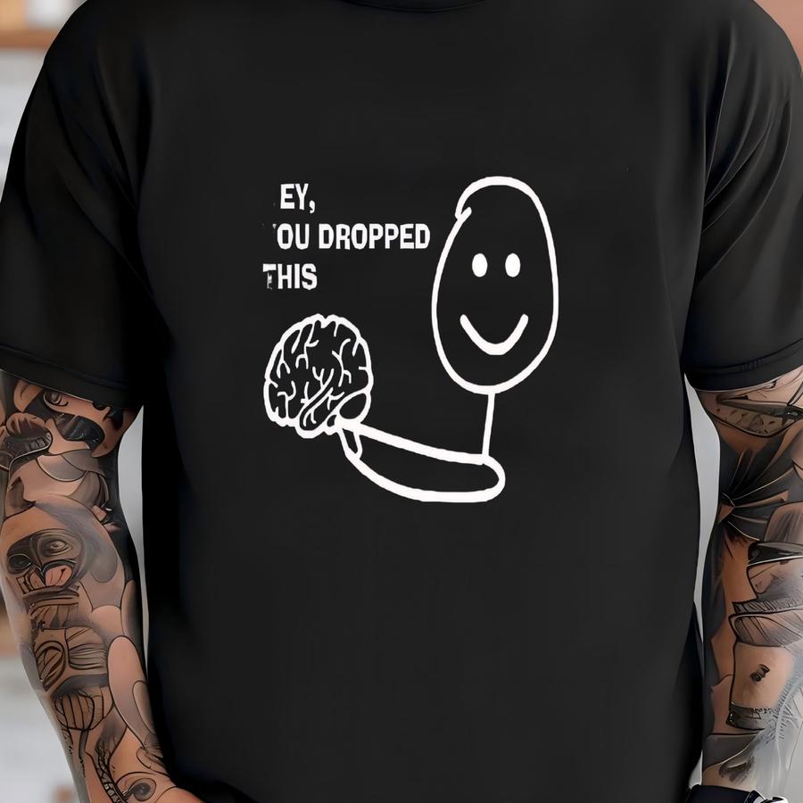 Funny Brain Shirt: Sarcastic Adult Humor Tee T-shirt