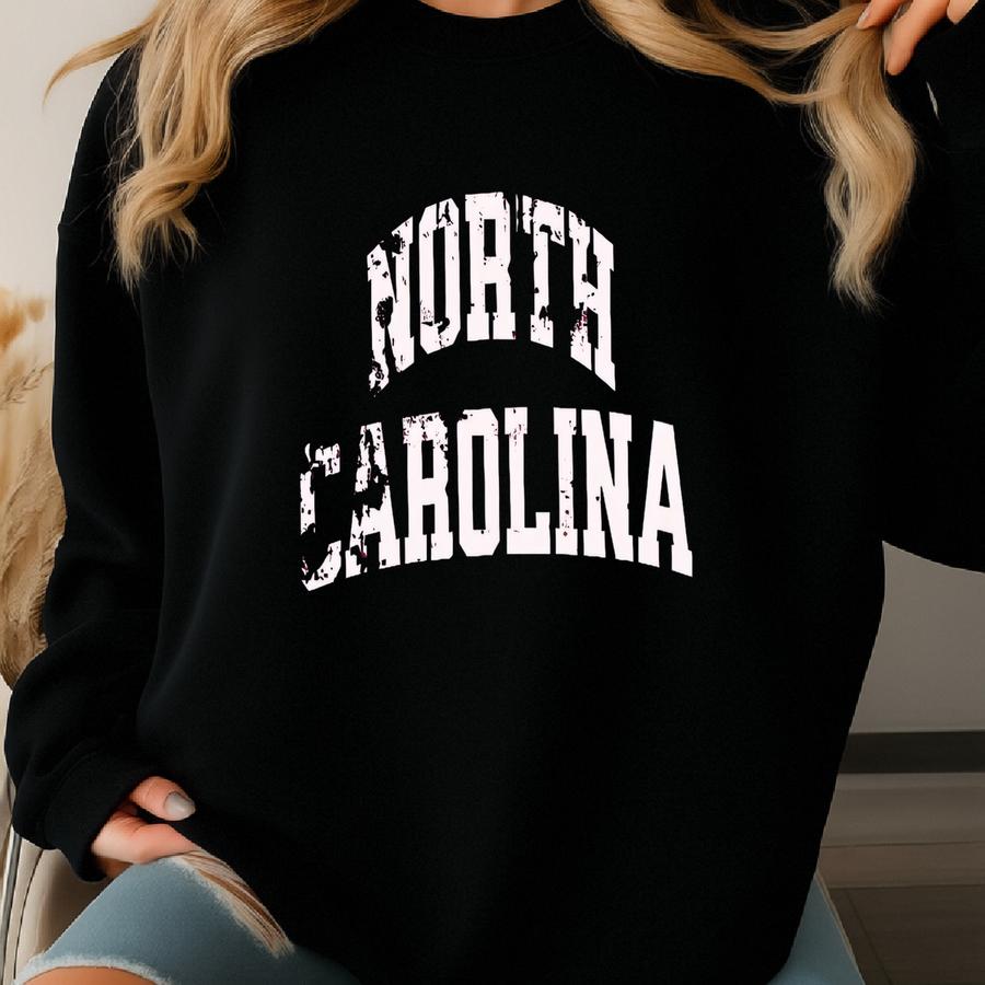 Vintage North Carolina Sweater, Retro North Carolina Sweater, Vintage North Carolina Sweatshirt, Nc State Sweater, Nc Souvenir Sweater Sweatshirt