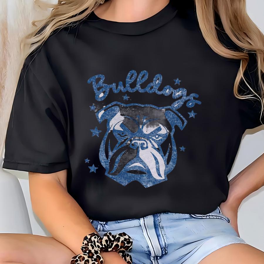 Bulldogs Sweatshirt Bulldogs Game Day Bulldogs Crewneck Bulldogs Spirit Wear Bulldogs Mascot Bulldogs School T-shirt