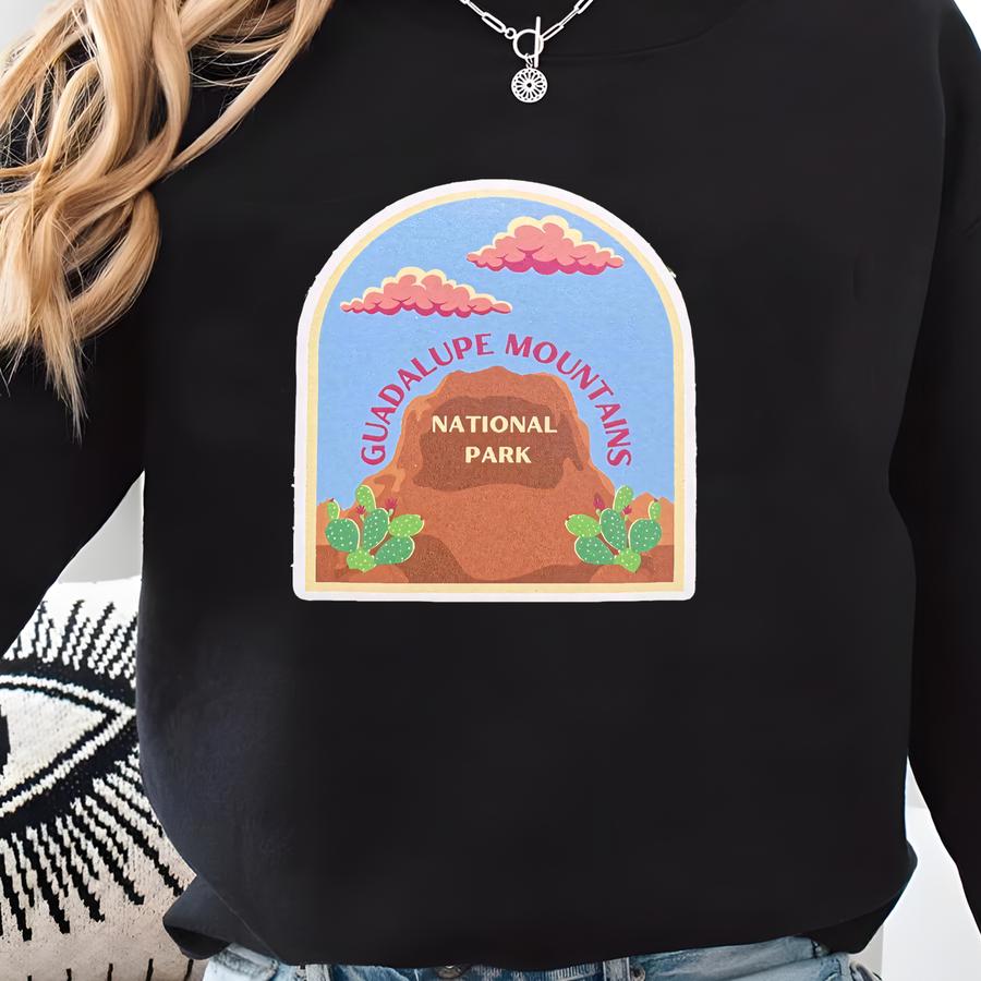 Guadalupe Mountains National Park Sticker: Waterproof Vinyl Decal Sweatshirt