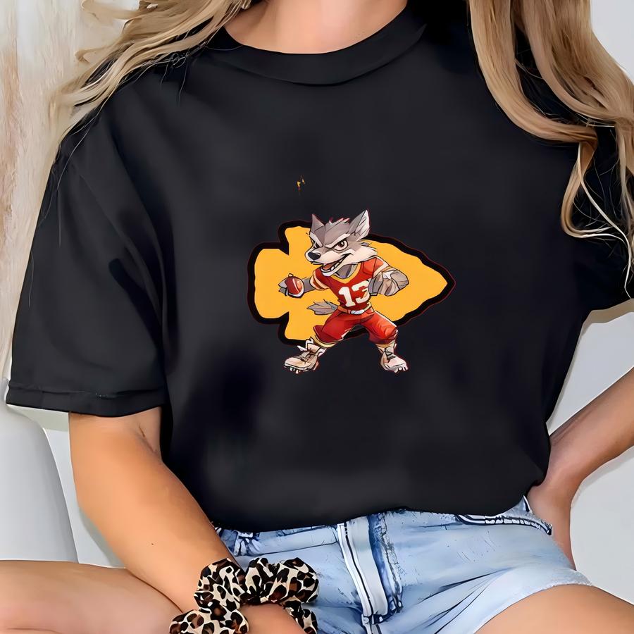 Youth Kansas City Sweatshirt, Kansas City Sweatshirt For Girls, Kansas City Football Shirt, Kids Kansas City Shirt, Kansas City Mascot Shirt T-shirt