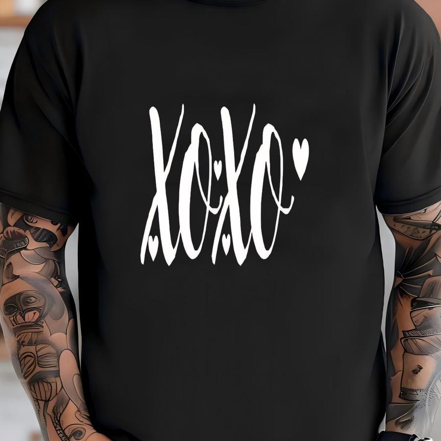 Valentines Day Sweatshirt, Xoxo Sweatshirt, Valentines Day Gift, Pink Valentines Day Sweatshirt T-shirt