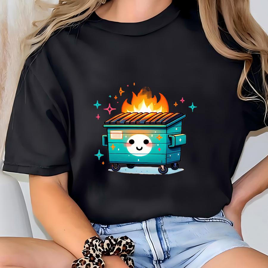 Emotional Dumpster Fire Sweatshirt: Mental Health Sweater T-shirt