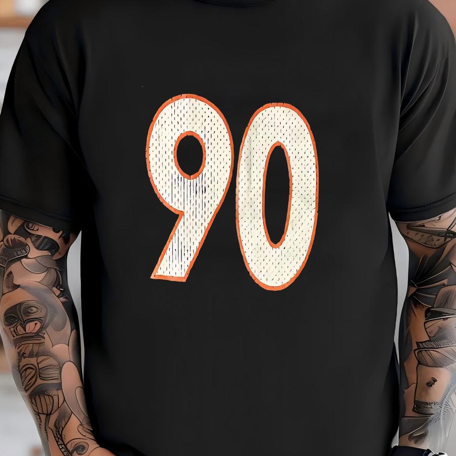 Men's Vintage 90's Starter Denver Broncos Neil Smith Navy Blue Jersey Sz 48 (l) T-shirt