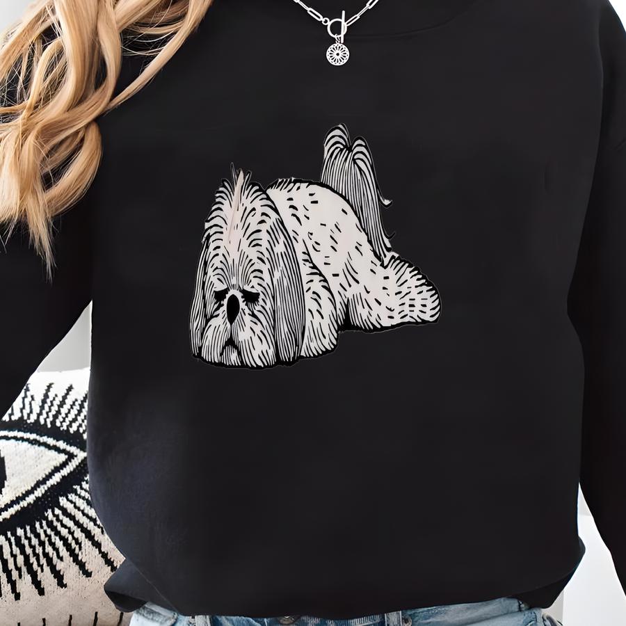 Not Today Shih Tzu T-shirt | Funny Shih Tzu Gift | Shih Tzu Lover Tee | Cute Dog Mom Shirt | Shih Tzu Owner | Shih Tzu Shirts Sweatshirt