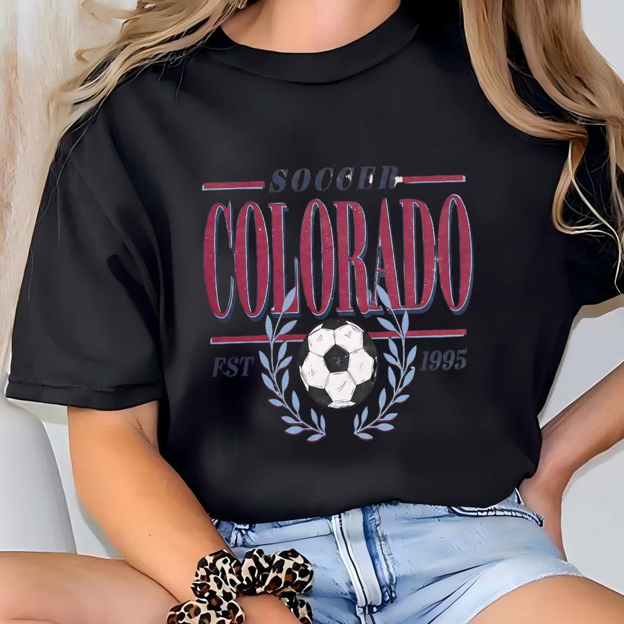 Vintage Colorado Soccer Sweatshirt | Colorado Fútbol Shirt | Denver Sports Fan | Rapid Sweatshirt | Colorado Soccer Team T-shirt