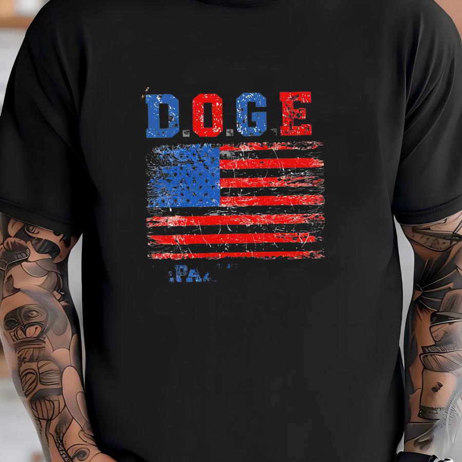 D.o.g.e Department Of Government Efficiency Unisex Hoodie | Funny Tee | Unique Meme ® Shirt T-shirt