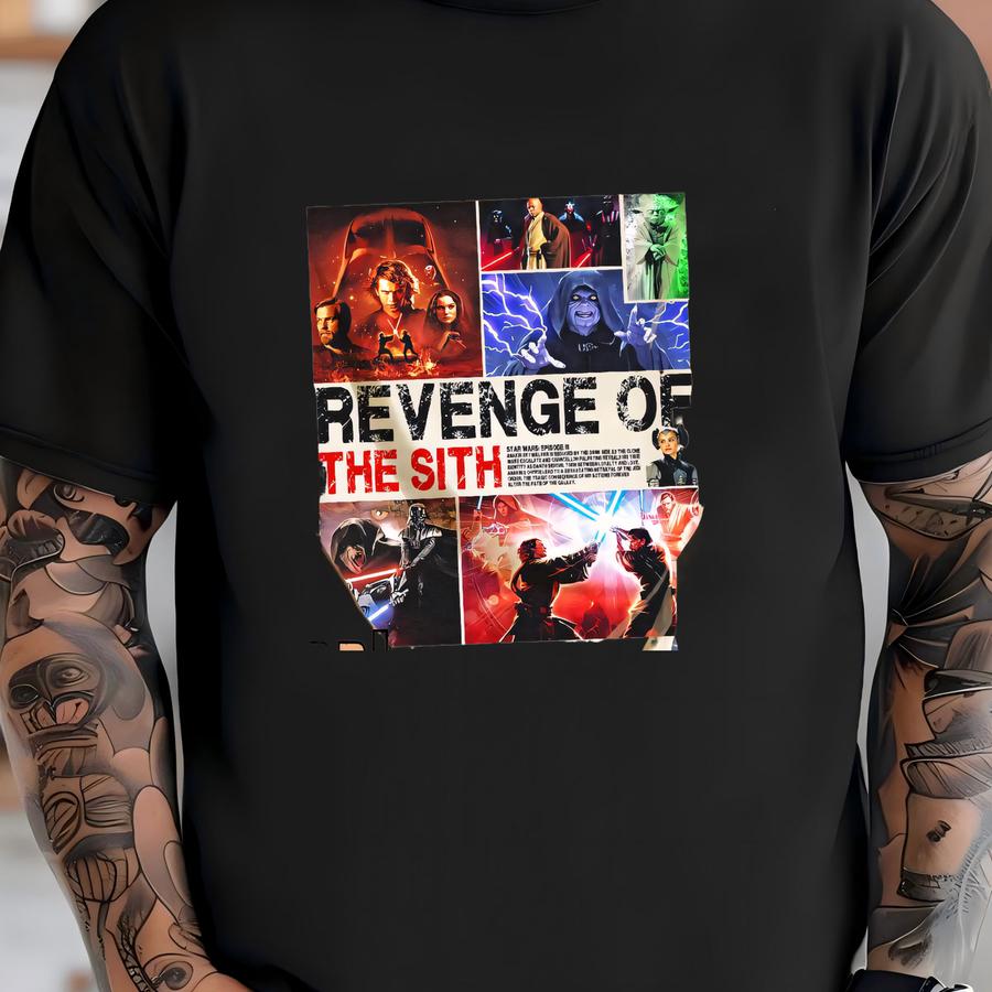 Limited Star Wars Episode 3: Revenge Of The Sith Shirt, Anakin Skywalker Shirt, Darth Vader Tee, Obi-wan Kenobi Tee T-shirt