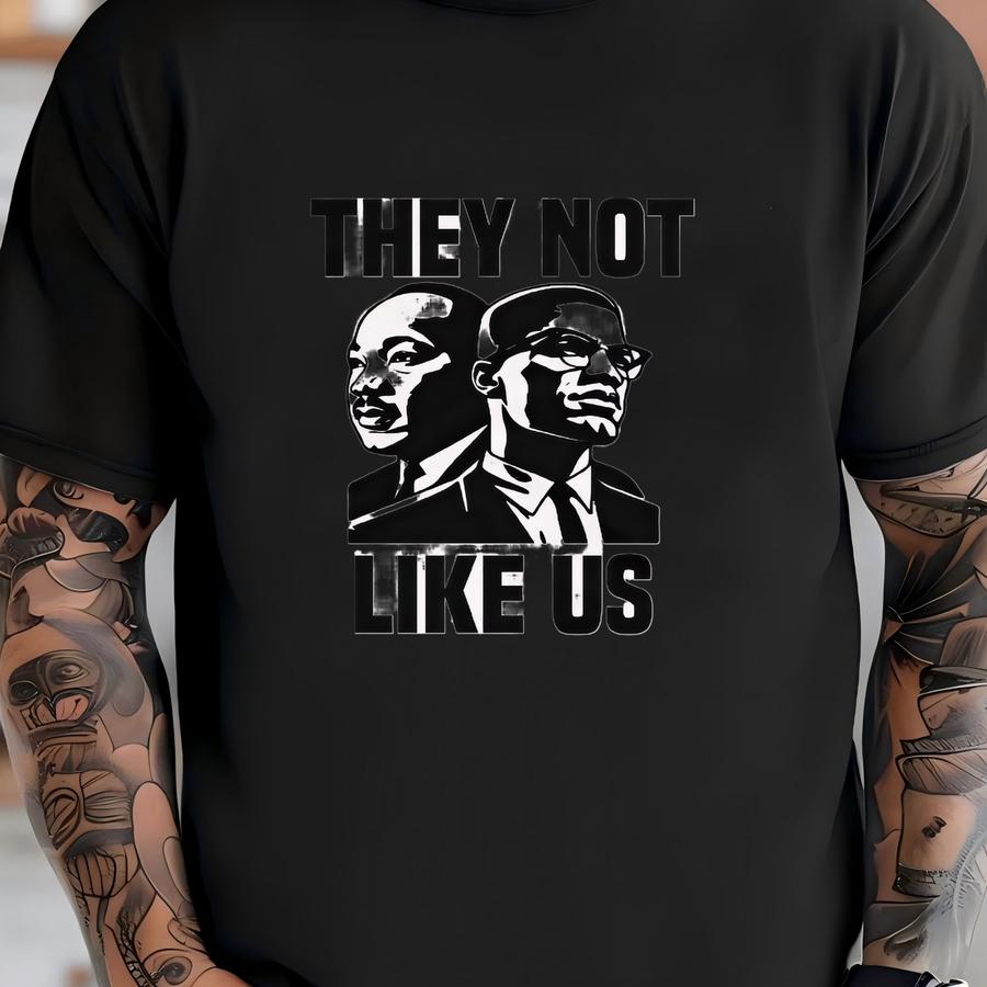Black History Month Hoodie: They Not Like Us, Human Rights Unisex Tee T-shirt