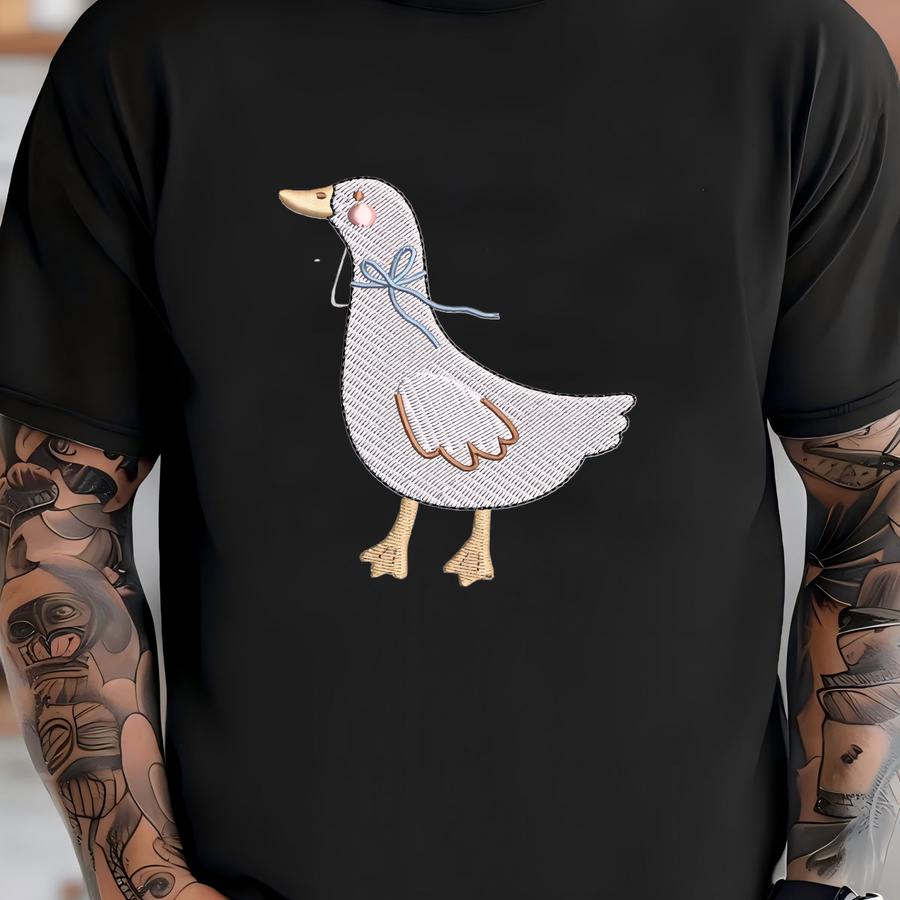 Little Goose With Bow Y Download T-shirt